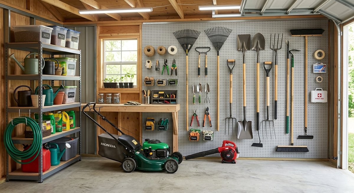 Tool Shed Storage Ideas to Keep Your Yard Equipment Organized
