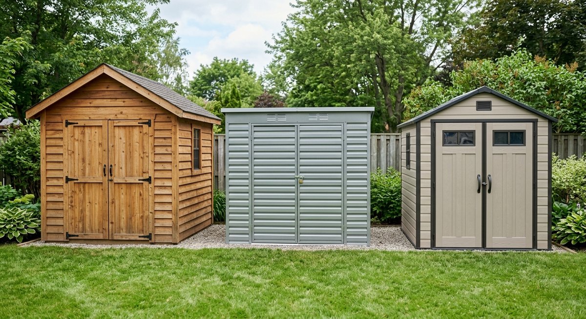 Wood vs. Metal vs. Resin Sheds: Which Material Is Best?